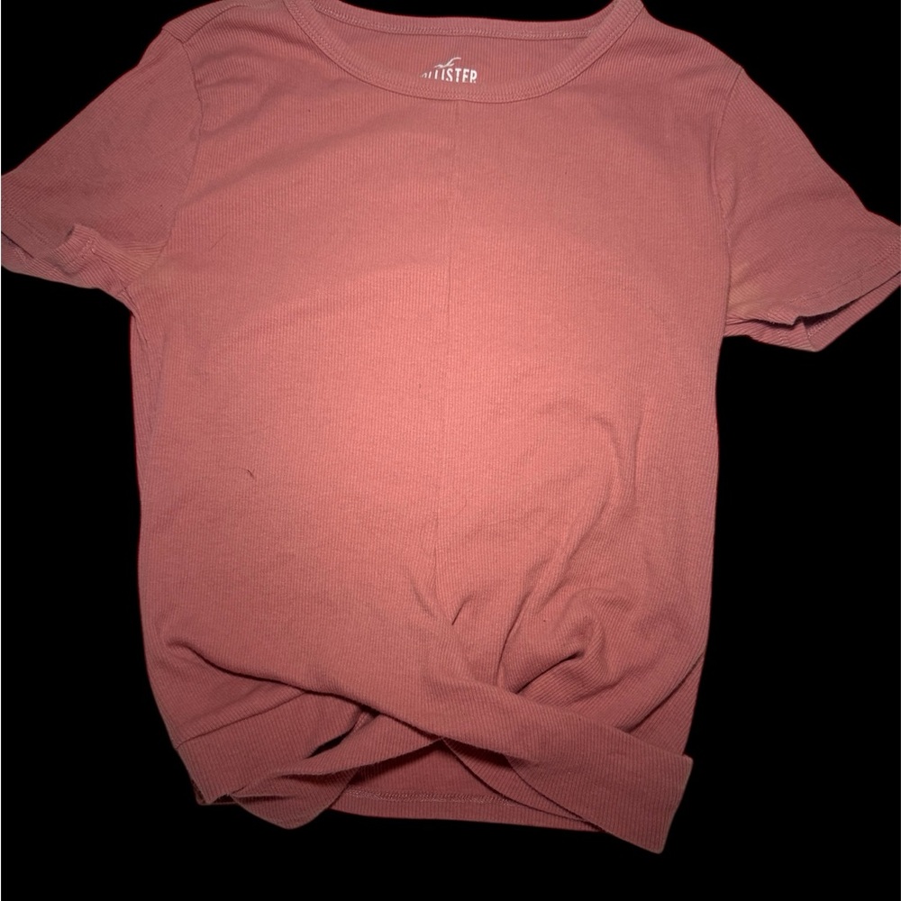 Hollister Short Sleeve Tee in Dusty Rose